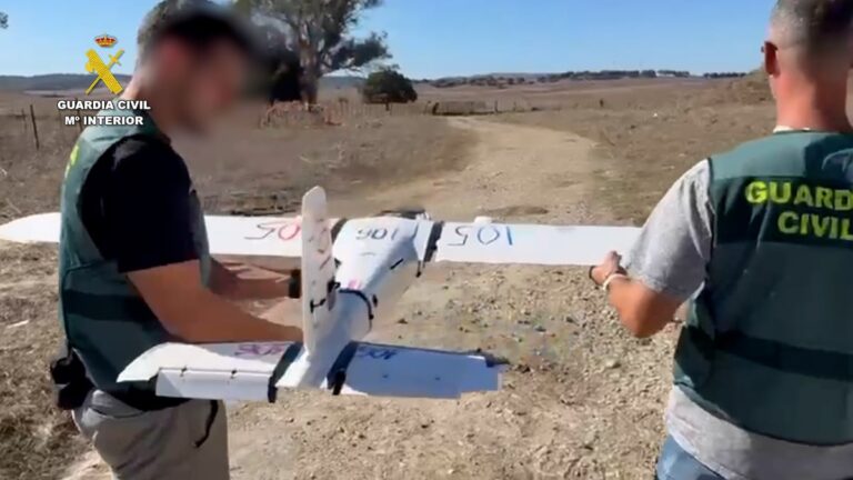 Desmantelan en España una red de narcotráfico que utilizaba drones para cruzar el Estrecho