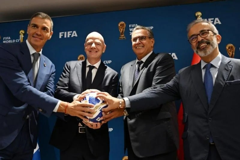 Sánchez destaca la alianza con Marruecos y Portugal para el Mundial 2030 Sánchez destaca la alianza con Marruecos y Portugal para el Mundial 2030