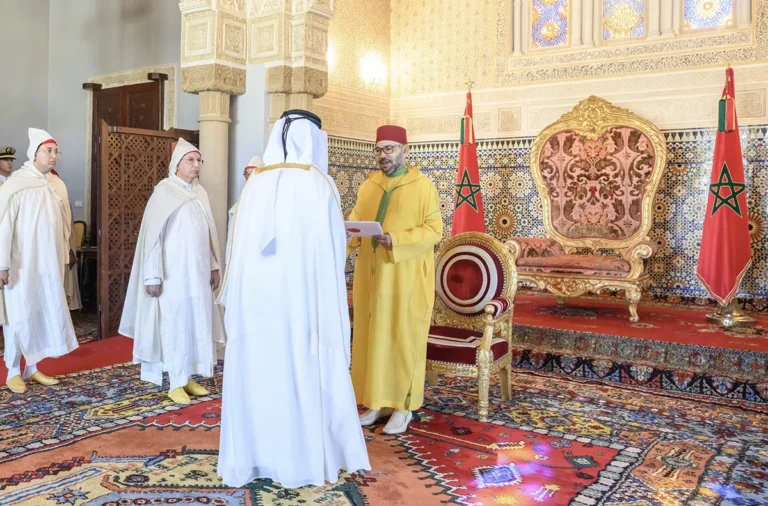 Mohammed VI recibe en Rabat a varios embajadores extranjeros