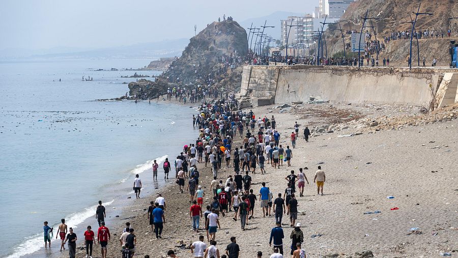 La crisis de Ceuta alimenta protestas de la ultraderecha contra Marruecos y los inmigrantes en España La crisis de Ceuta alimenta protestas de la ultraderecha contra Marruecos y los inmigrantes en España