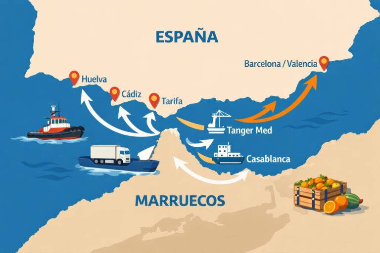 Marruecos da la vuelta al comercio con España y logra un superávit histórico