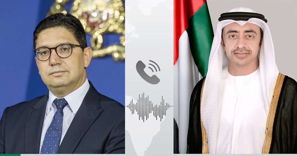 Marruecos y Emiratos Árabes Unidos abordan el refuerzo de su cooperación y la situación regional Marruecos y Emiratos Árabes Unidos abordan el refuerzo de su cooperación y la situación regional